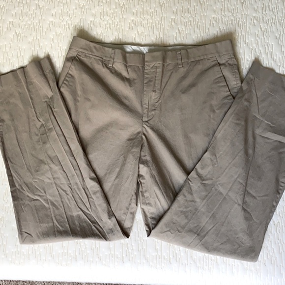 NWOT Express flat front khaki slacks - Picture 1 of 4